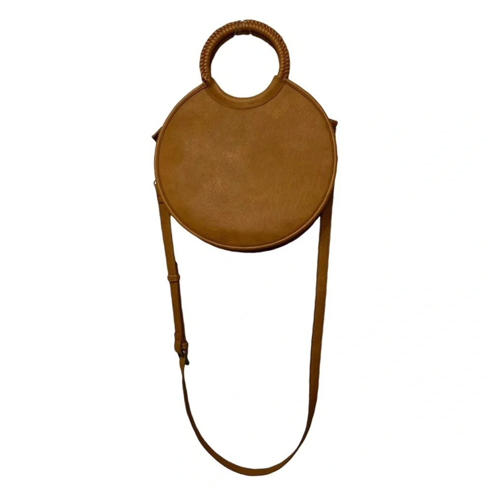 Round Woven Satchel - Picture 5 of 10